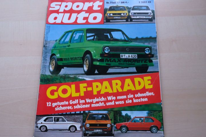 Deckblatt Sport Auto (07/1977)
